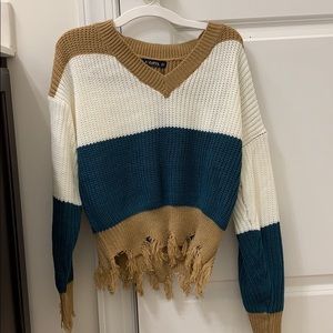 Cropped sweater